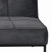 Sofa Perugia ciemny szary Actona