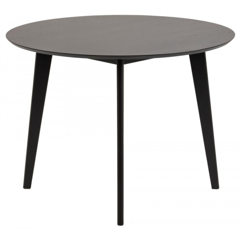 Stół Roxby 105cm okrągły czarny Actona