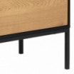 Komoda Seaford naturalny-czarny 120cm Actona