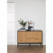 Komoda Seaford naturalny-czarny 120cm Actona