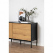 Komoda Seaford naturalny-czarny 120cm Actona