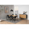 Komoda Seaford naturalny-czarny 120cm Actona
