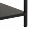 Regał Newcastle 79-30-86cm czarny Actona
