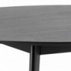 Stół Roxby śr. 140 cm czarny