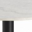 Stół Corby 105cm biały-czarny Actona