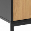 Komoda Seaford 80cm naturalny-czarny Actona