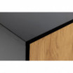Komoda Seaford 80cm naturalny-czarny Actona