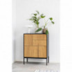 Komoda Seaford naturalny-czarny Actona