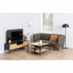 Szafka Seaford 140cm naturalny-czarny MDF Actona