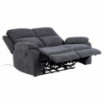 Fotel Mora 143-95cm szary Actona
