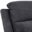 Fotel Mora 143-95cm szary Actona