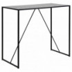 Stół barowy Seaford 120 cm czarny Actona