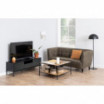 Szafka Seaford 140cm naturalny-czarny Actona