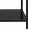 Regał Seaford czarny 135-35-150cm Actona