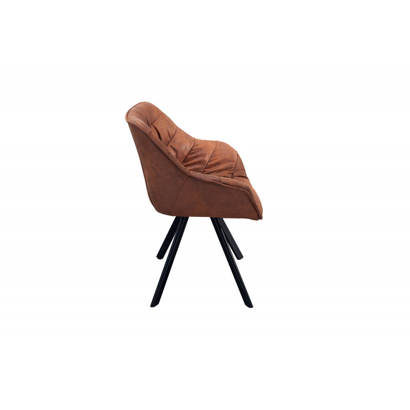 Krzesło Comfy Living brązowe