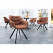 Krzesło Comfy Living brązowe