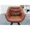 Krzesło Comfy Living brązowe