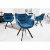 Krzesło Comfy Living niebieskie