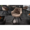 Krzesło Comfy Living ciemnoszare