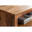 Stolik kawowy Rac 100 cm sheesham  naturalny