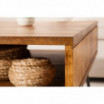 Stolik kawowy Rac 60 cm sheesham  naturalny