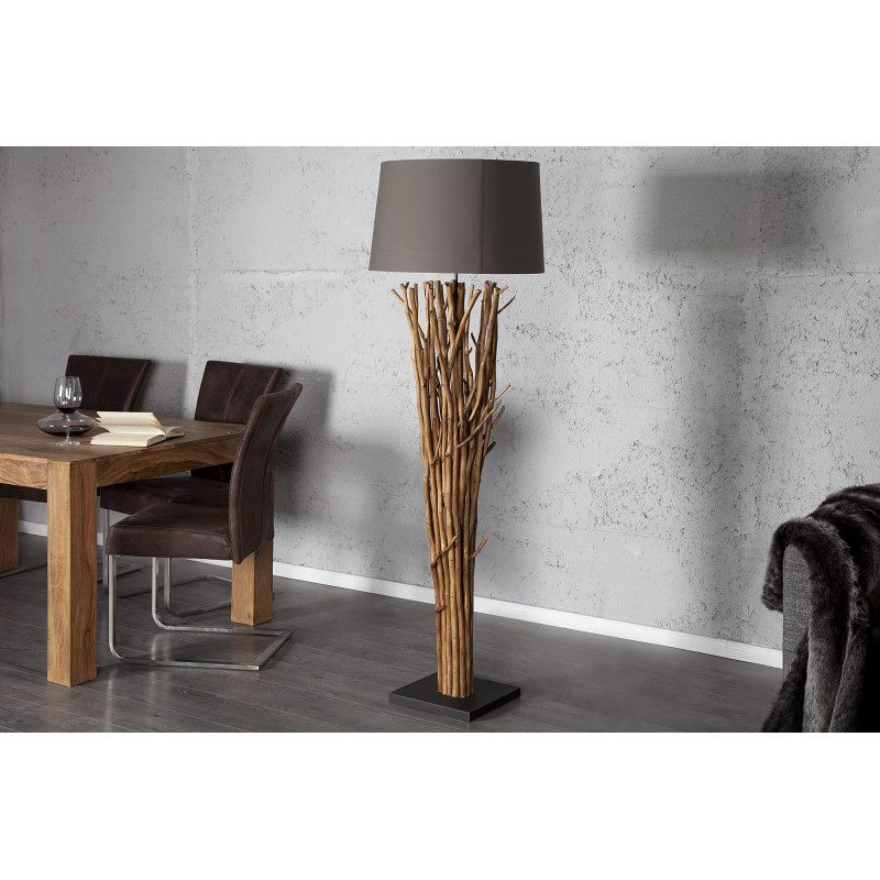 Lampa podłogowa Spanja 175 cm brązowe