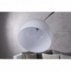 Lampa podłogowa Bowl 175-205 cm biała