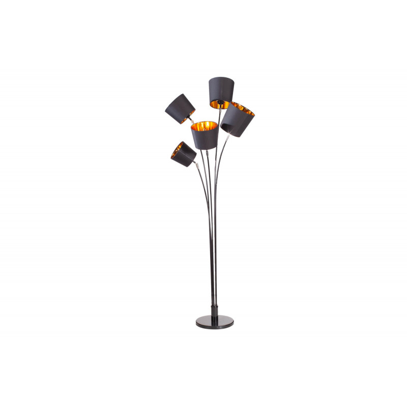 Lampa podłogowa Floor 178 cm czarno-złota