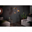 Lampa podłogowa Floor 178 cm czarno-złota