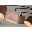 Lampa podłogowa Floor biało-brązowa
