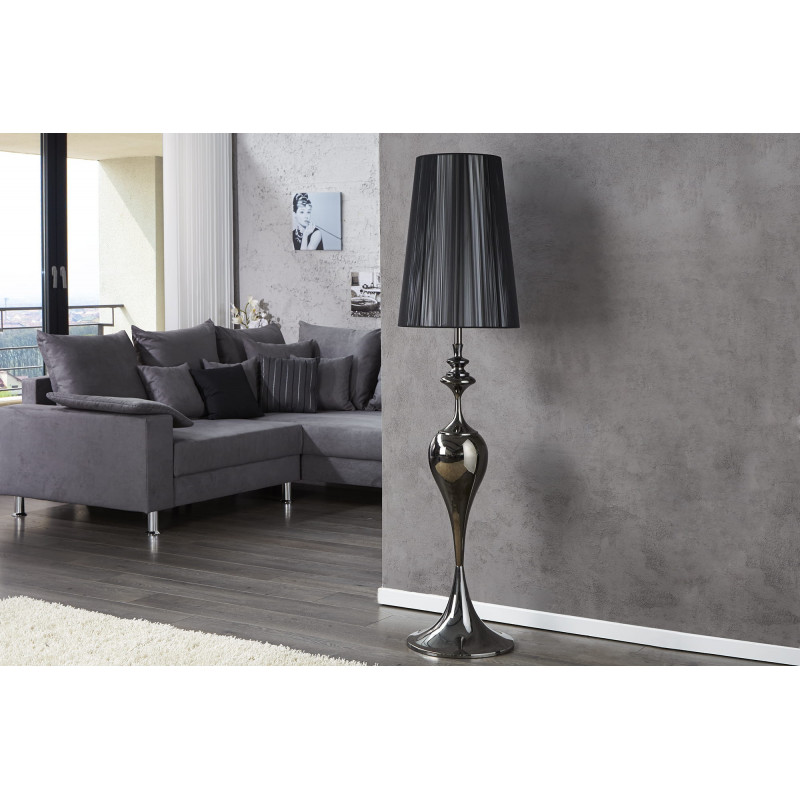 Lampa podłogowa Lora 160 cm czarna