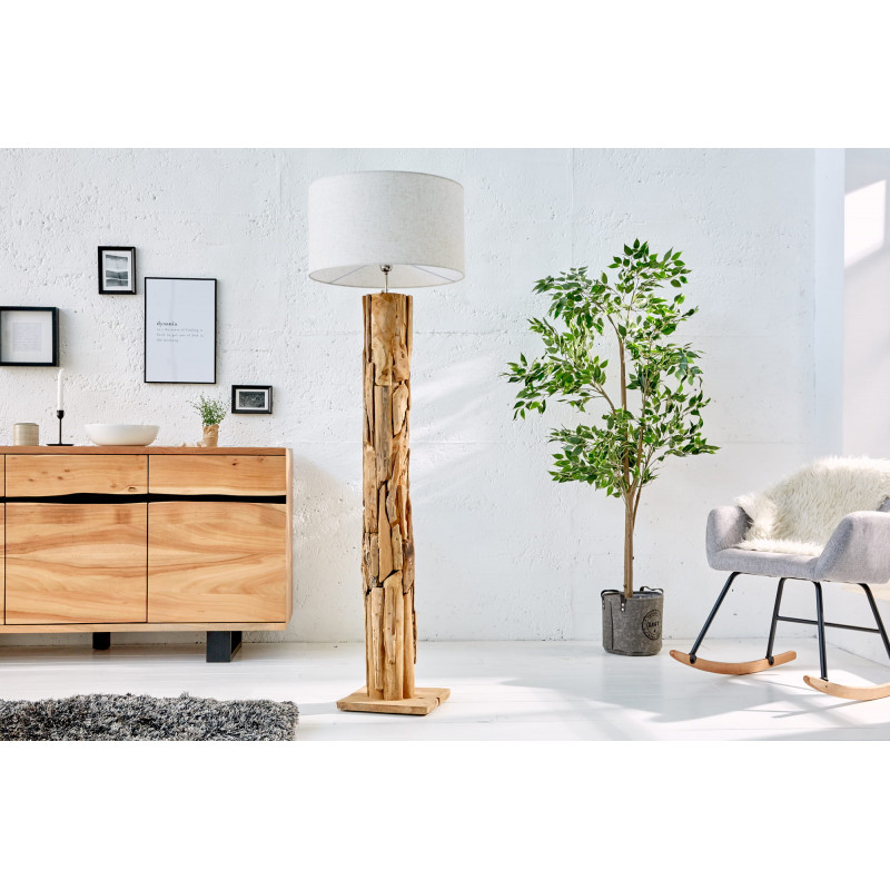 Lampa podłogowa Toros szary