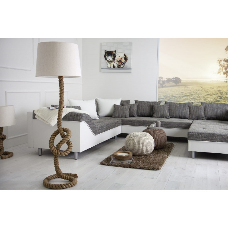 Lampa podłogowa Clifs 160 cm kremowa