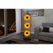 Lampa podłogowa Cama zestaw 3 czarno-złota