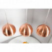 Lampa wisząca Cool 3 miedź
