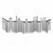 Lampa wisząca Classic 118 cm srebrna