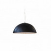 Lampa wisząca Sinus czarno-srebrna 50 cm