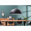 Lampa wisząca Sinus czarno-srebrna 50 cm