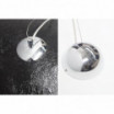 Lampa wisząca Sinus czarno-srebrna 50 cm
