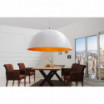 Lampa wisząca Sinus biało-złota 70 cm