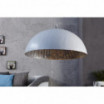 Lampa wisząca Sinus biało-srebrna 70 cm