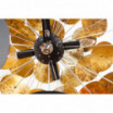 Lampa wisząca Infinity Home czarno-złota