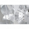 Lampa wisząca Infinity Home biało-srebrna