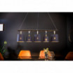 Lampa wisząca Floor 100 cm czarno-złota