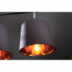 Lampa wisząca Floor 100 cm czarno-złota