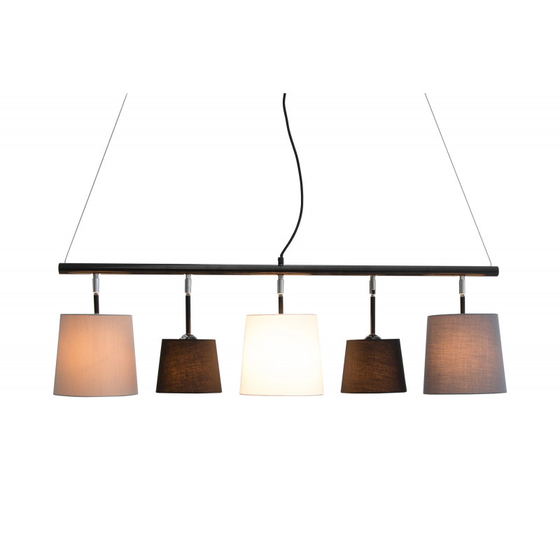 Lampa wisząca Floor 100 cm czarno-szaro-biała