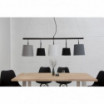 Lampa wisząca Floor 100 cm czarno-szaro-biała