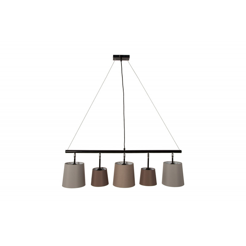 Lampa wisząca Floor 100 cm biało-beżowo-brązowa