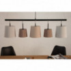 Lampa wisząca Floor 100 cm biało-beżowo-brązowa