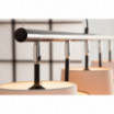 Lampa wisząca Floor 100 cm biało-beżowo-brązowa